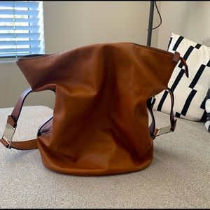 Zara Tan Bucket Bag (faux leather)
